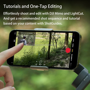 Osmo Mobile 6 Platinum Gray Sport Utilisation jusqu'à 215 mm Lancement rapide Tutoriels sans tracas Édition en un clic - Product Image 6