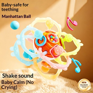 Juguete de Silicona para Bebés de 0 a 24 Meses, Unisex, para Agarrar y Masticar, Modelo Manhattan - Product Image 2