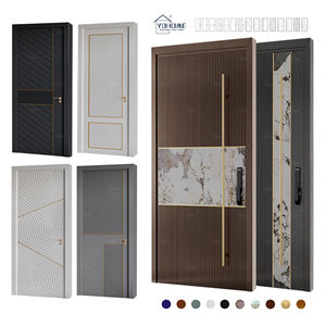 Puerta pivotante inteligente exterior <span class=keywords><strong>de</strong></span> lujo <span class=keywords><strong>de</strong></span> China para seguridad <span class=keywords><strong>de</strong></span> la casa <span class=keywords><strong>bonitas</strong></span> <span class=keywords><strong>puertas</strong></span> <span class=keywords><strong>de</strong></span> <span class=keywords><strong>madera</strong></span> para entrada <span class=keywords><strong>de</strong></span> villa <span class=keywords><strong>puertas</strong></span> principales <span class=keywords><strong>de</strong></span> entrada frontal modernas - Product Image 3