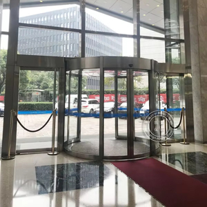 Offre spéciale Porte <span class=keywords><strong>coulissante</strong></span> incurvée en verre automatique au design moderne en alliage d'aluminium à usage intensif Finition intérieure d'hôtel à bas <span class=keywords><strong>prix</strong></span> - Product Image 2