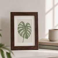 Cadre photo en bois pour table, plusieurs tailles disponibles : 4*6, 5*7, 8*10, 11*14, 12*16 pouces, disponible en lot, avec passe-partout, cadre photo en bois grainé