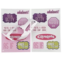 Feuilles d'autocollants en papier mat personnalisées, impression couleur, étiquettes découpées à la forme pour cadeaux et promotions