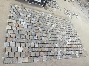 Pavés de patio à motif d'éventail en pierre de taille personnalisée pour la décoration - Product Image 5