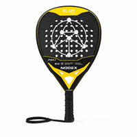 Raquette de padel NODEX professionnelle, fabriquée en usine, OEM, haute qualité, forme de larme personnalisée, P99, fibre de carbone 3K, populaire