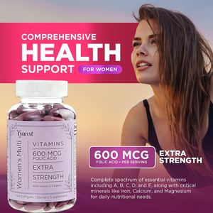 Complément multivitaminé pour femmes de haute qualité, à base d'ingrédients biologiques, pour soutenir la santé immunitaire, avec biotine, emballage personnalisé, OEM/ODM. - Product Image 5