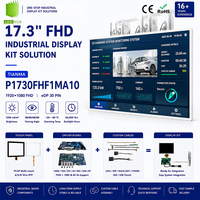 Modul LCD EDP 17,3 Inci 1200 Nits 30 Pin dengan Layar Sentuh Kapasitif dan Kit Pengontrol Papan Driver HD MI