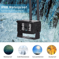 DC9V-DC36V Heavy Duty Night Vision 5MP IP66 Waterproof Truck Security Camera System 4G WIFI Metal Casing Two Way Audio Vehicle