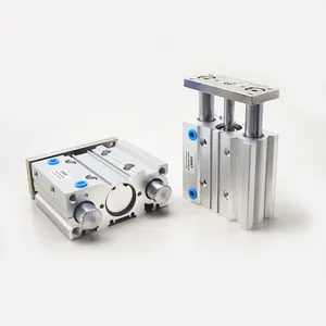 MGP Series Slide Bearing 3 Position Compact Guide Cylinder SMC Type MGPM MGPL Slide Guiding Pneumatic Cylinder Guide Rod