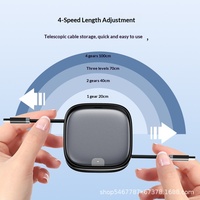 Kit de Cable de Datos USB Tipo-C de 65W 3A, Carga Rápida, 6 en 1, Adaptador de Viaje Trenzado, Almacenamiento para Escáner de Código de Barras, Cámara, Teléfonos Móviles