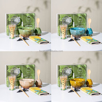 Ensemble de démarrage Matcha de luxe écologique et durable en gros, bol en céramique personnalisable, fouet en bambou, outils à thé, accessoires de luxe
