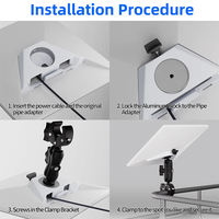 Support de fixation réglable pour antenne Starlink Mini V4, adaptateur complet pour routeur de tuyau, support étanche pour voiture et camping-car