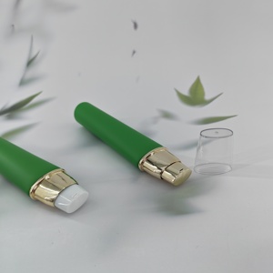 Hot Sales 30g-50g Customized Green Color Plastic <b>Empty</b> Soft Soft Tube Packaging With Gold Oval Pump For Foundation Lotion Makeup - Product Image 1