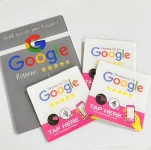 Etiqueta NFC programable de PVC epoxi NTAG216/215/213 personalizada de fábrica, compatible con Google, con adhesivo 3M en la parte posterior. - Product Image 1