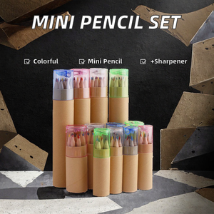 Unionpromo Ensemble <span class=keywords><strong>de</strong></span> mini <span class=keywords><strong>crayons</strong></span> <span class=keywords><strong>en</strong></span> <span class=keywords><strong>bois</strong></span> 12 couleurs personnalisés avec taille-crayon <span class=keywords><strong>Crayons</strong></span> <span class=keywords><strong>de</strong></span> <span class=keywords><strong>couleur</strong></span> enveloppés d'autocollants - Product Image 2