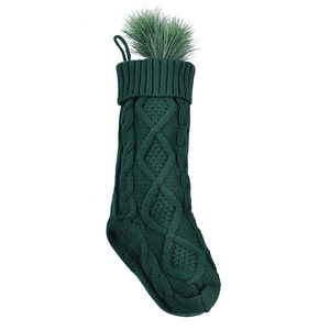 Mùa Đông Cáp Dệt Kim Giáng Sinh <span class=keywords><strong>Stocking</strong></span> Tùy Chỉnh Thiết Kế Quà Tặng Vớ Xmas Tree Treo Trang Trí Giáng Sinh Vớ - Product Image 2