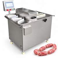 Machine à nouer les saucisses électrique professionnelle en acier inoxydable à voie unique