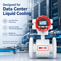 Débitmètre d'eau électromagnétique à impulsions RS485 220V 4-20mA en acier inoxydable 316L de type divisé avec écran LCD et enregistrement des données