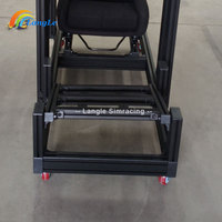 Siège de simulateur de course en aluminium anodisé pliable de haute qualité, durable, certifié ISO9001, 40160 4080 4040 40120, compatible avec G25 G27 G29