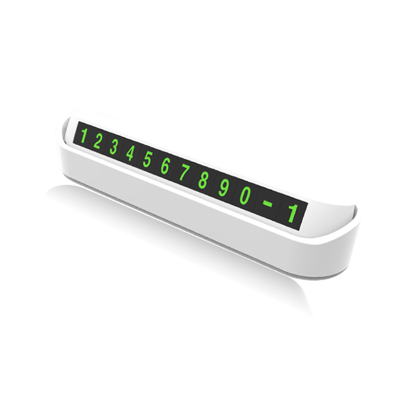 P1 White parking sign