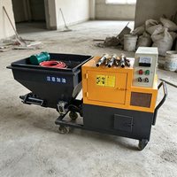 Machine polyvalente de pulvérisation de mortier de ciment de petite taille 4 mm pour la finition des murs et des plafonds des stations de métro