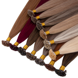 Extensions de cheveux Haohao Hair, cheveux européens Remy, pointes plates K-Tip, couleur claire, haute qualité, kératine brute, cuticules alignées - Product Image 3