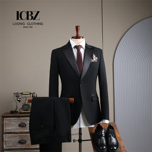 Traje de lujo para hombre fabricante de alta calidad italiano lana <span class=keywords><strong>Lino</strong></span> algodón tela personalizada a medida producción al por mayor - Product Image 5