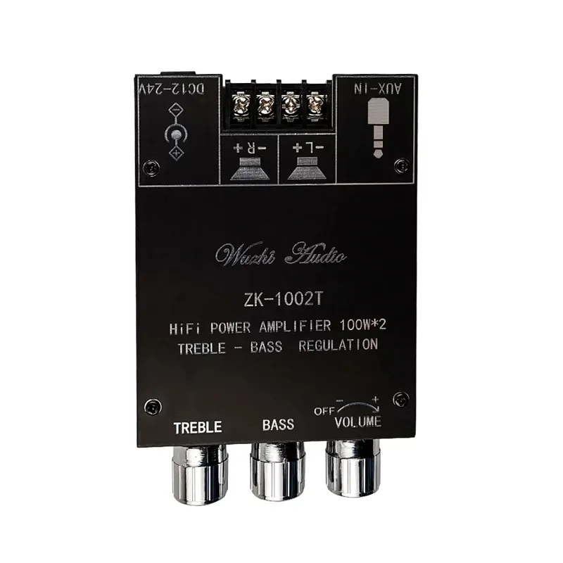 ZK-1002T TPA3116D2 5.0 Subwoofer Amplifier Board 2X 100W 2.0 Channel High Power Audio Stereo Amplifier Board Bass AMP