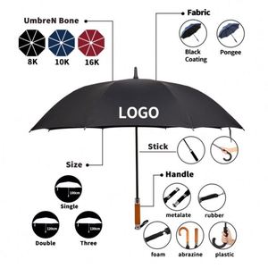 Cheap Wholesale Hot Sale High Quality Promotional Straight Light Weight <b>Umbrella</b> with Custom Logo - Product Image 6