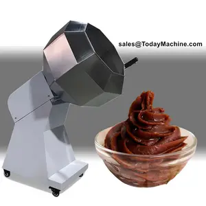 Automatic Snack Seasoning Peanut Nuts Food Flavoring Mixer Octagonal Machine