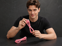 Kabel Micro-USB Pengisian Cepat PVC Pink untuk Komputer, Ponsel, Earphone, Perangkat Android, Smartwatch & Mobil