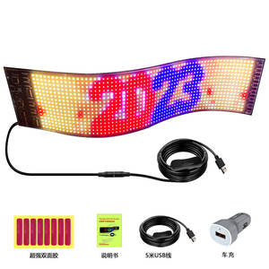 Programmable Flexible <strong>LED</strong> <strong>Display</strong> Car <strong>Scrolling</strong> Advertise <strong>Message</strong> <strong>LED</strong> <strong>Display</strong> Board RGB Car <strong>Sign</strong> <strong>LED</strong> Matrix Panel - Product Image 4