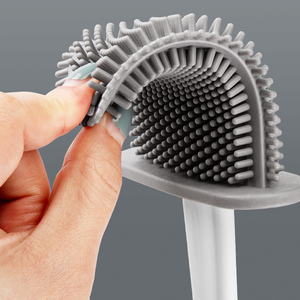 <span class=keywords><strong>Brosse</strong></span> en silicone en gros <span class=keywords><strong>brosse</strong></span> et piston de <span class=keywords><strong>toilette</strong></span> mural avec support ensemble de <span class=keywords><strong>brosse</strong></span> de <span class=keywords><strong>toilette</strong></span> en silicone <span class=keywords><strong>suspendu</strong></span> - Product Image 2
