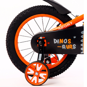 Vélo pour enfants rose à une vitesse, pour garçons, 14'', 16'', 18'', fourche en acier carbone, système pour enfant de 5 ans - Product Image 2