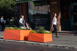 Pots à fleurs en fibre de verre personnalisés, jardinières d'intérieur et d'extérieur, pot à fleurs + pot + <span class=keywords><strong>XXL</strong></span> + pour extérieur, fleurs artificielles en pot - Product Image 2