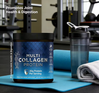 Poudre de protéines de collagène pour adultes, pour shakes de gym, supplément de santé quotidien pour le fitness, marque OEM/ODM, certifié GMP