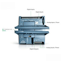 6ES7212-1AE40-0XB0, para PLC Siemens, controlador compacto SIMATIC S7-1200 CPU1212C, PLC PROFINET dual de 8DI+6DO+2AI, SPS, E/S distribuidas
