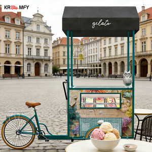 Carrito Comercial de Helados Italianos, Exhibidor de Paletas Heladas, Carrito de Gelato en Venta - Product Image 2