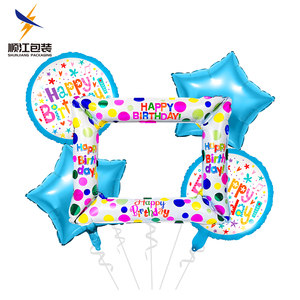 Conjunto de globos de <span class=keywords><strong>cumpleaños</strong></span> para niños, globo de aluminio de dibujos animados, suministros de decoración para fiestas temáticas de <span class=keywords><strong>feliz</strong></span> <span class=keywords><strong>cumpleaños</strong></span>, regalos para Baby Shower - Product Image 3