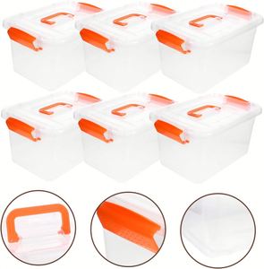 Stackable Rectangle Injection Molded PP <b>Plastic</b> Storage Box with Durable Lid Eco-Friendly 8L-60L Capacity for Home Use - Product Image 2