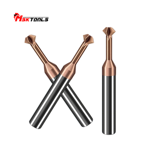 Herramienta de Biselado de 90 <span class=keywords><strong>Grados</strong></span> de Carburo de Tungsteno de Alto Rendimiento, Fresa CNC con Recubrimiento Duradero - Product Image 2