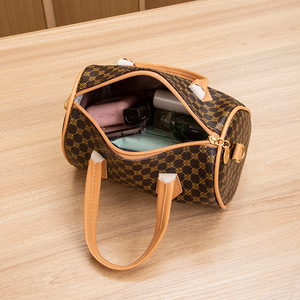 Bolso de Mano Acolchado y Bordado para Mujer <span class=keywords><strong>2023</strong></span>, Nuevo Bolso Bandolera Casual con Estampado Moderno, para Teléfono Móvil, con Correa Individual y Cierre de Cremallera - Product Image 4