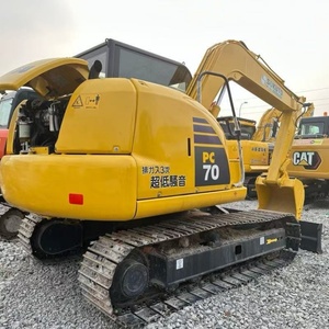 Japanese <b>Industrial</b> <b>Fuel</b>-efficient Strong Landscaping Used Crawler Excavator 7 Ton Komatsu PC70 for Sale - Product Image 2