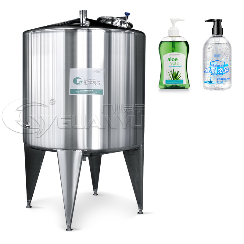 Sanitary Stainless Steel Milk Cooling Storage Tank With Wheel Agitator Stirring Blending Storage Tank Storage Tank 100000 Liter