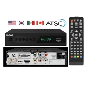 Sản xuất atsc1.0 chuyển đổi kỹ thuật số box với TV tuner, TV ghi âm, USB chức năng đa phương tiện. atsc1.0 Set-Top Box. TV deocder