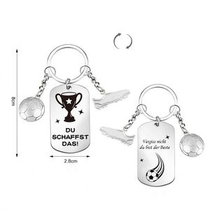 Llavero de Aleación de Zinc con Diseño Vintage del Campeón de la Copa Mundial de Fútbol, Ligero, Personalizable, Portátil, para Fanáticos del Fútbol - Product Image 3