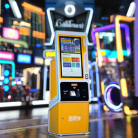 Machine d'échange de jetons à double trémie, jeu d'arcade, changeur de pièces, kiosque de paiement en métal, sans fil, résistant aux intempéries