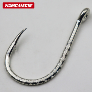 Anzuelo de Pesca OEM con Diseño de Escamas 3 # -16 #   Anzuelo con púas para cebo vivo, para pesca en agua dulce y salada - Product Image 2
