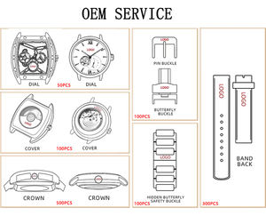 OEM ODM diamant cuir montre femmes mouvement automatique qualité montre pour femme clair de lune dame montres femmes poignet - Product Image 6
