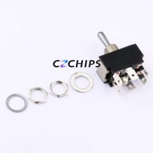 KN3(B)-203-AP-M-RS Toggle Switch Through hole Component (THT)-6P,33.5x19.2mm Switch - Product Image 1
