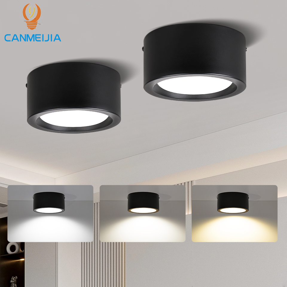 For Home Shop Hotel Commercial Adjustable Light Color Surface Mounted Ceiling Led Downlight,Led Down Light,Downlights